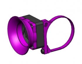 3RACING KIT-SAKURA D6 Aluminium Cooling Woofer (Purple) - SAK-D649/PU