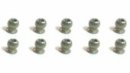 3RACING 7075 Aluminum 5.8mm Hex Ball Stud H=4 (10 pcs) - Teflon Coated - 3RAC-BS58H4/TE