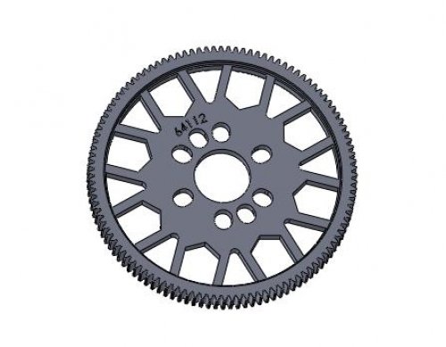 3RACING 64 Pitch Spur Gear 112T Ver.4 - 3RAC-SG64112/V4