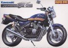 Aoshima #AO-27288 - 1:12 Naked Bike No.33 Kawasaku Zephyr x (Blue) (Model Car)