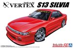 Aoshima 06989 - 1/24 Vertex Nissan PS13 S13 Silvia '91 The Tuned Car #21