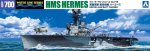 Aoshima #05103 - 1/700 HMS Hermes British Aircraft Carrier Water Line Series No.716