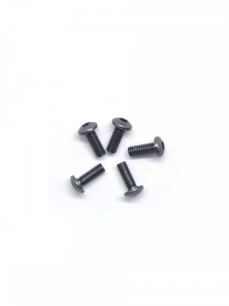 Arrowmax AM-14RH3008-G Aluminium Screw Allen Roundhead M3x8 Gray (7075) (5)