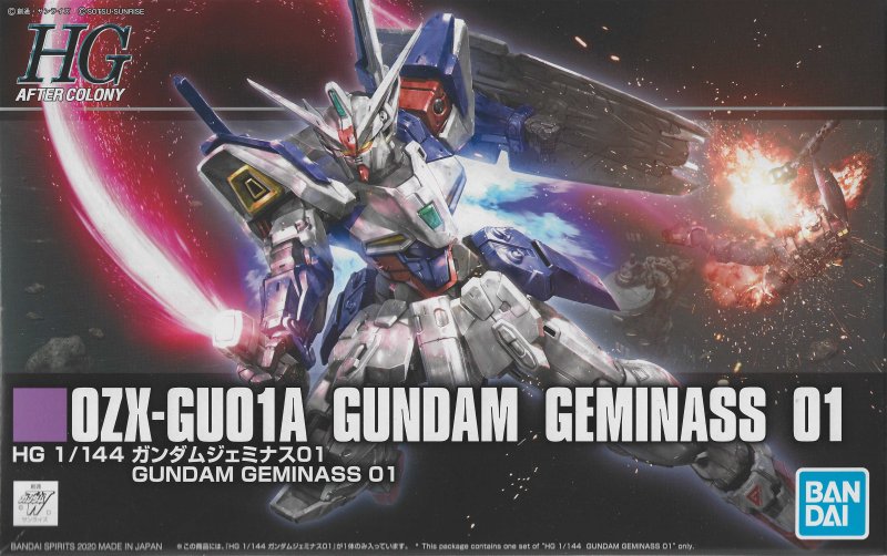 Bandai 5059561 - HG 1/144 Gundam Geminass 01 OZX-GU01A