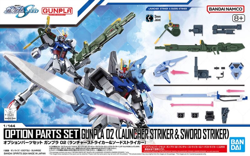 Bandai 5066693 - 1/144 Option Parts Gunpla 02 (Launcher Striker & Sword Striker)