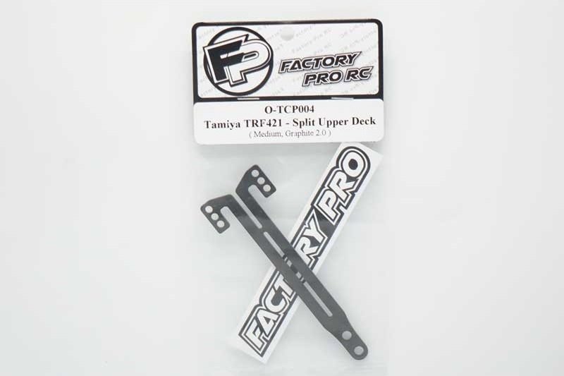 Factory Pro FP-O-TCP004 Tamiya TRF421 - Split Upper Deck Medium - Graphite 2mm