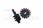 AXIAL 4WD SCX24 DEADBOLT Medium Carbon Steel Overdrive Differential Worm Gear set 14T - GPM SCX2414TS