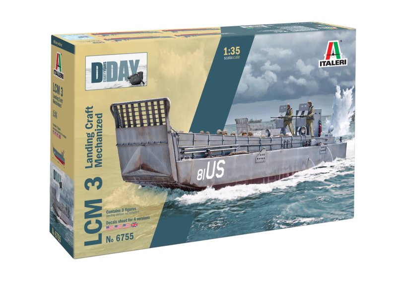 Italeri 6755 - 1/35 LCM-3 Landing Craft Mechanized