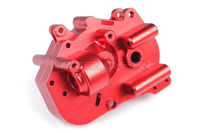 Tamiya Hotshot / Super Hotshot / Boomerang / Bigwig Aluminum Rear Gear Box (Red)