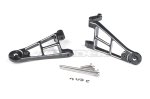 Tamiya Hotshot, Hotshot II/2, Boomerang 4WD Aluminum Front Lower Suspension Arms (Black)