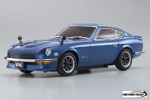 Kyosho 32711BL - 1/27 RC EP MINI-Z MR-03N-RM with ASF 2.4GHz System - NISSAN Fairlady 240Z-L - Metallic Blue - Body/Chassis Set