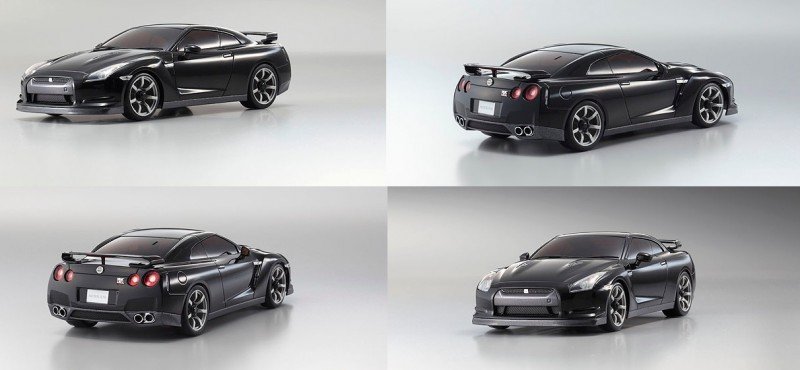 Mzp411bk Kyosho Mini Z Auto Scale Collection Asc Nissan Gt R Super Black Ma010 015