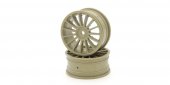 Kyosho VZH003GB - Wheel(15-Spoke/Gold/24mm/2Pcs)