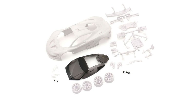 Kyosho MZN190 - McLaren P1 GTR White body set(w/Wheel)