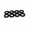 RACEOPT Aluminium 3mm Washer 8pcs , 1.0mm - Black (RO-AW10-BK)