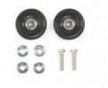 Tamiya 94897 - JR 13mm Aluminum Ball Race Rollers - Ringless/Black