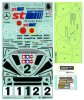 Tamiya 9494248 - Sticker/Masking: 47484 1990 Mercedes-Benz C11