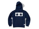 Tamiya 67541 - Jun Watanabe Tamiya Logo Hooded Sweatshirt (Blue) XXL Size