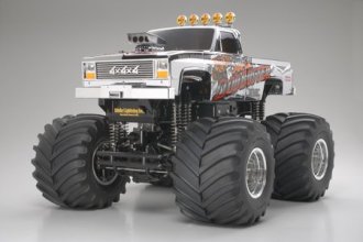 Tamiya 1/10 Super Clod Buster 4X4 Monster Truck Kit, Grey (Limited