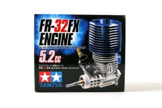 41086 Tamiya FR 32FX Glow Engine with Aluminium Heat Sink Head