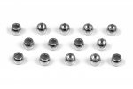 XRAY 387563 M18T Nickel Coated Pivot Ball 6.3mm Type A (14)