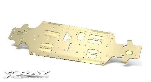 XRAY 351104 XB808\'11 Aluminum Chassis CNC Machined (3mm)