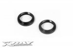 XRAY 368040 Aluminum Shock Adjustable Nut (2)