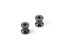 XRAY XR-376380 Aluminium Mount 6.0MM With M2.5 Thread - Black (2)