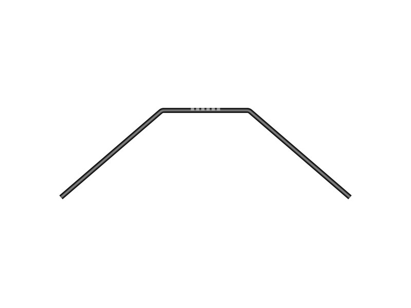 XRAY 323496 - XB2 ANTI-ROLL BAR Rear - Short - 1.6 MM