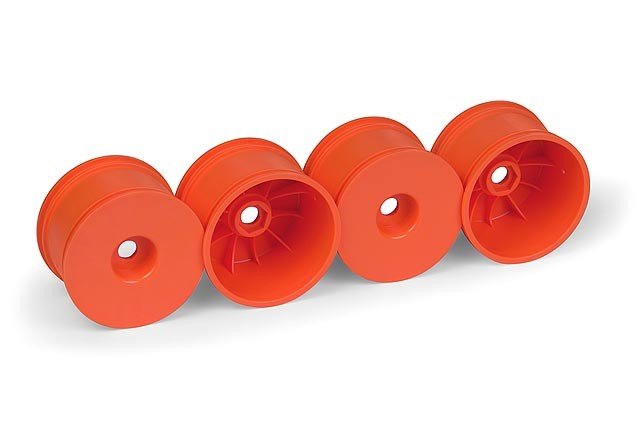 XRAY 359836 Truggy Wheels Aerodisk - Orange (4)