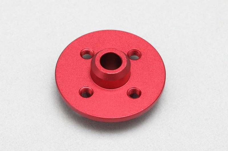 Yokomo Y2-630RA Aluminum spur gear hub (Red) for YD-2