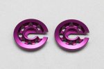 Yokomo Y2-S3SPA Aluminum SLF Front Shock Spring Cup (Purple) for YD-2