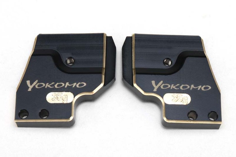 Yokomo B10-BWF35 Front balance weight L/R 35g for BDFWD/BD10F