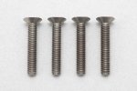 Yokomo RP-042-18A M3x18mm High Precision Cutting Titanium flat head socket screw