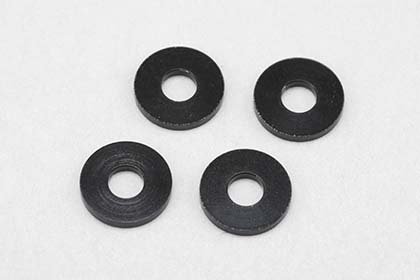 Yokomo ZC-A3810BA Aluminum Shim 3x8x1.0mm Black